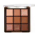 LTIYV Caramel Chocolate Eyeshadow Glitter Palette - 9 Pigmented Longwear Colors