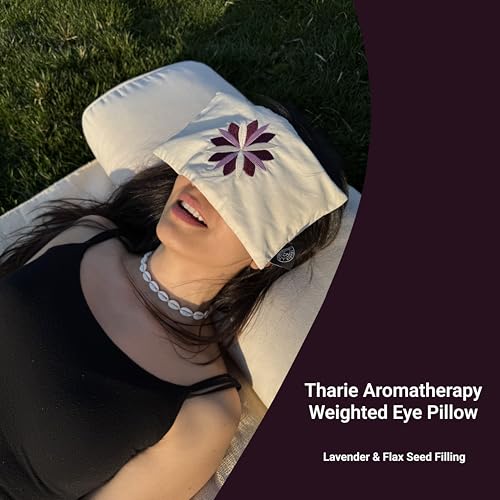 Organic Cotton Aromatherapy Eye Pillow with Flaxseed & Lavender