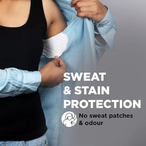 Ultra Thin Underarm Sweat Pads - Self Adhesive Armpit Shields, 14 Count