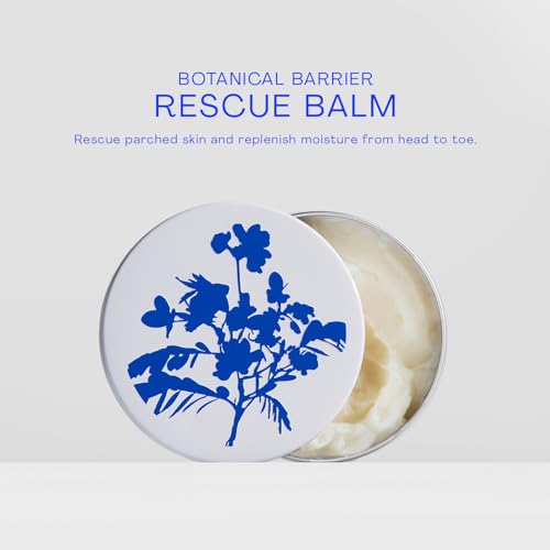 The Outset Botanical Barrier Rescue Balm, Ultra-Rich Multi-Use Hydrating Balm to Soothe Dry, Cracked & Irritated Skin, Hyaluroset Complex & Botanical Oils for Face, Lips, Hands & Body - 1.5 oz