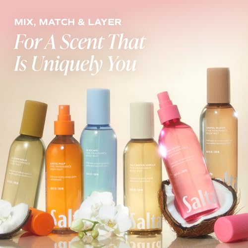 Saltair Body Mist 2 Pack - Santal Bloom Fragrance Spray 8oz