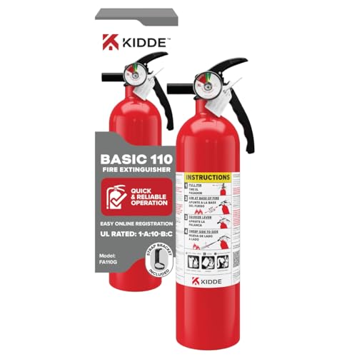 Kidde 110 Fire Extinguisher - 2.5 lb Multi-Purpose for Home Use