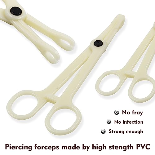 Rayyl 43Pc Professional Body Piercing Kit with Needles & Clamps