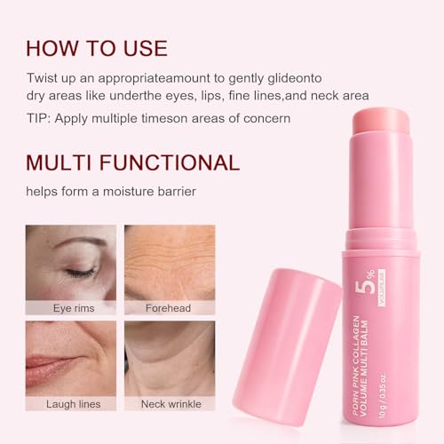 PDRN Collagen Multi Balm Stick - Under Eye, Neck & Lip Care