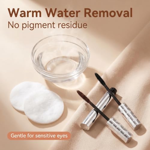 Kirosy Waterproof Mascara for Sensitive Eyes – Black & Brown