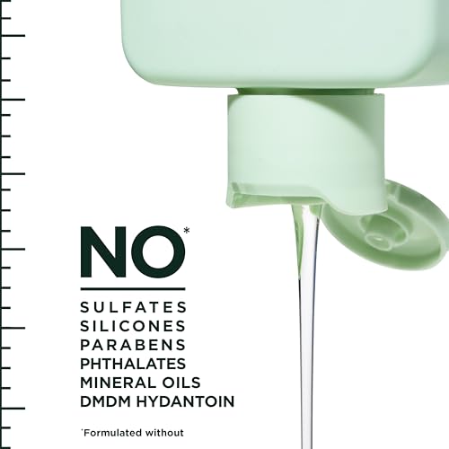 Garnier Fructis Hair Filler Fullness Repair Shampoo, Volumizing Shampoo with Polypeptides and Hair Repair Complex for Thin, Weak Split Ends, 10.1 Fl Oz