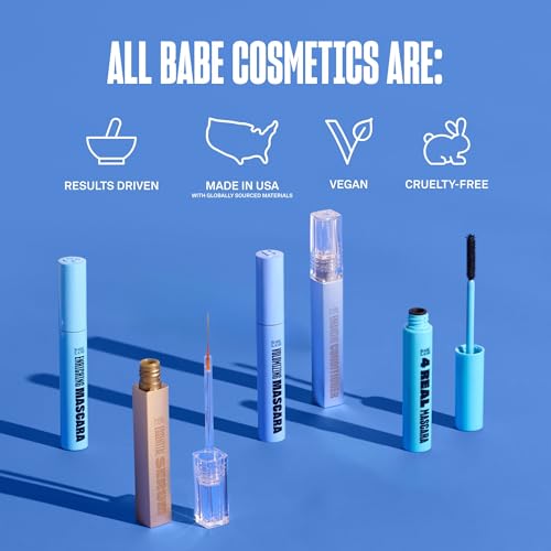 Babe Original Lash Serum 1mL Starter Pack - 2 Pack for Fuller, Longer Eyelashes & Brows - Vegan, Cruelty-Free