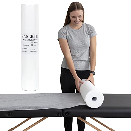 Disposable Massage Bed Cover 31.5x71" - 60 Sheets Non-Woven
