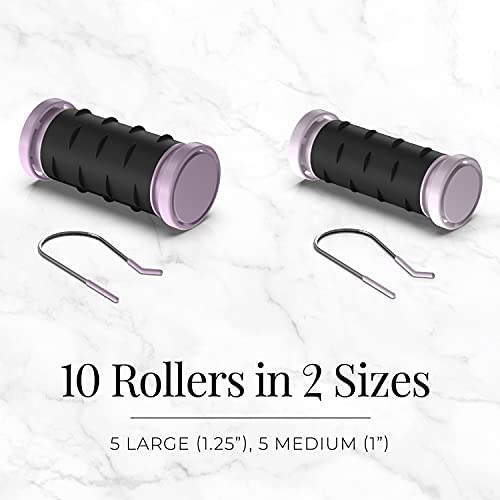 Remington Compact Ceramic Hot Rollers, 10-Piece Set, Dual Voltage
