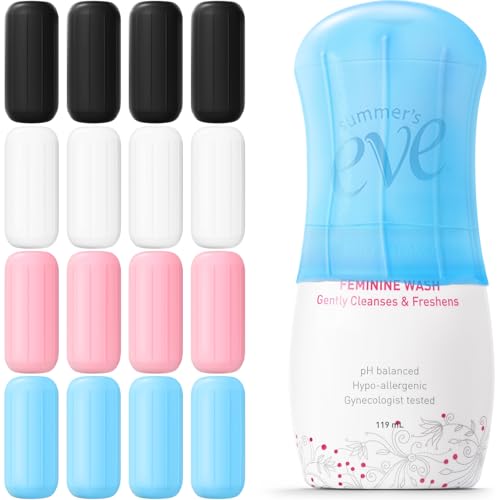 16 Pack Silicone Bottle Covers - Leak-Proof Travel Toiletries