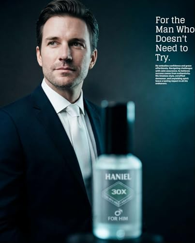 Haniel Pheromone Cologne for Men 1 Fl Oz - Fresh Woody Citrus Cedar Fragrance