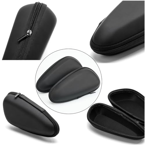 2 Pack Electric Shaver Case EVA Hard Travel Box Storage Organizer Protective Carrying Bag for Philips Norelco Braun Series Men's Razor Trimmer Rechargeable Shavers