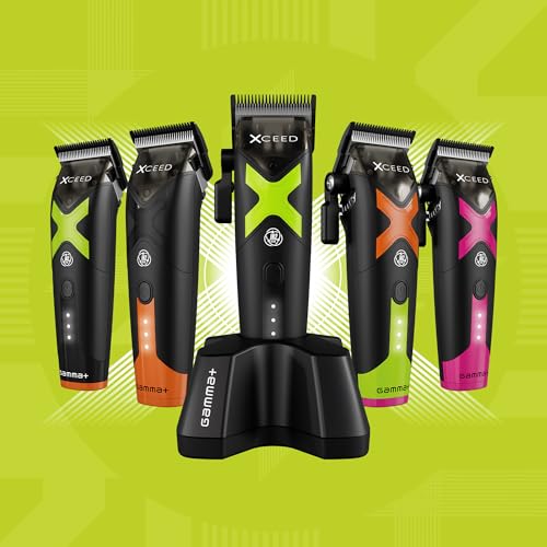 GAMMA+ XCeed Professional Cordless Hair Clippers & Trimmers