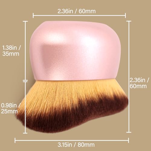 Large Kabuki Body Makeup Brush for Self Tanner & Bronzer