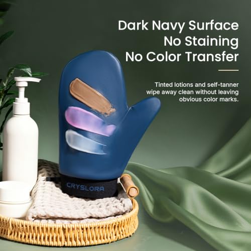 Self Tanning Mitt Reusable Leather, Zero Absorption Streak-Free