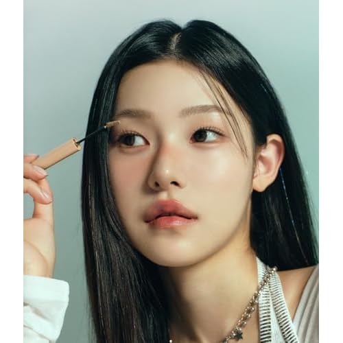 Heart Percent Dote On Mood Fake-Up Browcara, Waterproof Volumizing Long-Lasting Brow Pencil, Fast Fix Ultra-Fine Eyebrow Color Mascara, Cruelty Free, Vegan, 16g, 01. Pale Blonde