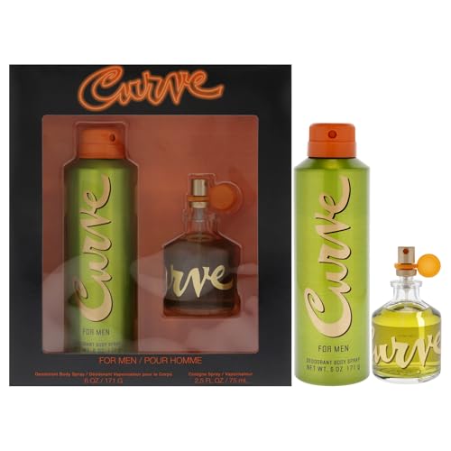 Curve Men's Cologne & Deodorant Set, 2.5oz Spray