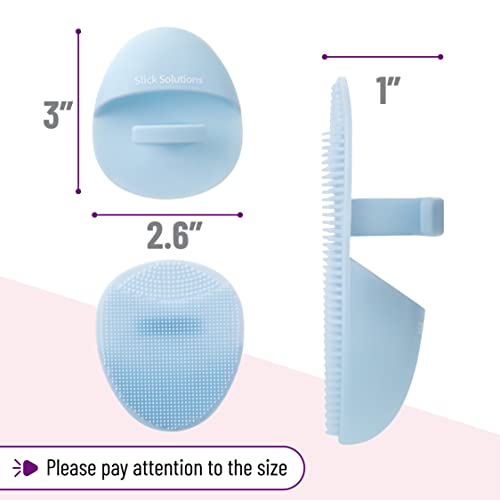 Silicone Facial Cleansing Brush 4 Pack - Pink, Purple, Blue Skin Care Tools