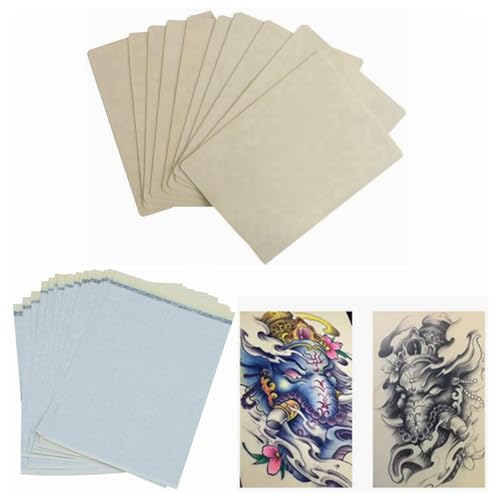 Tattoo Practice Skin Kit 50pc with Transfer Paper