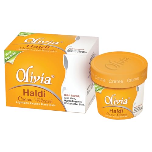 Olivia Creme Bleach with Turmeric 30ml - Hypoallergenic Face & Body Lightening Pack of 1