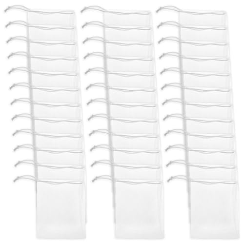 40-Piece Mesh Soap Saver Bags with Drawstring