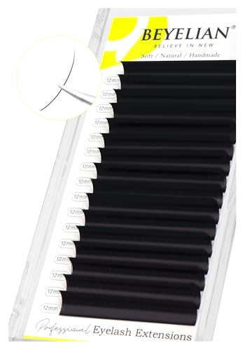 BEYELIAN 0.05 C Curl 12mm Matte Lash Extensions Volume