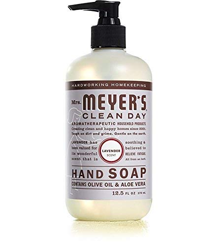 MRS. MEYER'S CLEAN DAY Liquid Hand Soap 3 Scent Variety Pack, Lemon Verbena, Lavender, Basil 3 CT (Variety Pack)