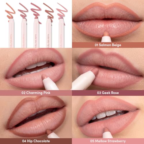 COLORGRAM Nude Blur Lip Pencil 03 Geek Rose