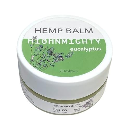 Maximum Strength Hemp Balm Salve | Relaxing, Natural, Fast-Acting Topical Cream for Muscle Joint Back Knee Shoulder Neck Elbow Hand Foot Relief, 60ml (2oz) (Eucalyptus)