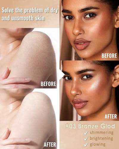 Body Shimmer Glow Oil - Waterproof Luminizer Highlighter