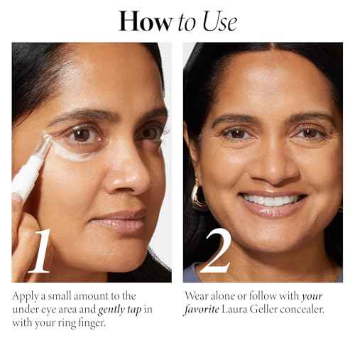 LAURA GELLER NEW YORK Spackle Illuminating Hydrating and Brightening Under Eye Primer - Reduces the Appearance of Fine Lines - Lasts All Day - Universal