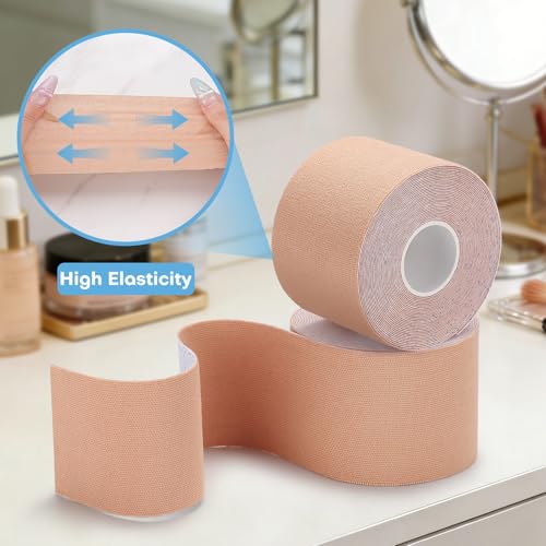 Tattoo Hiding Tape 2'' x 16.4Ft Waterproof Cover, 2 Rolls