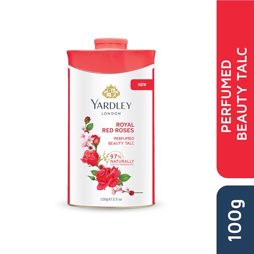 Yardley London Royal Red Roses Perfumed Talc 100g