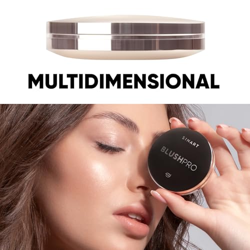 Baked PRO Blush. Brighten Lighting Highly Glow Marbleized Blush. Lightweight Shimmery Satin Face Makeup. Cruelty-Free. Shape, Contour & Highlight Face (B2)