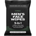 Men's 5-in-1 Anti-Aging Face Wipes with Collagen & Tea Tree Oil – Travel & Skin Care