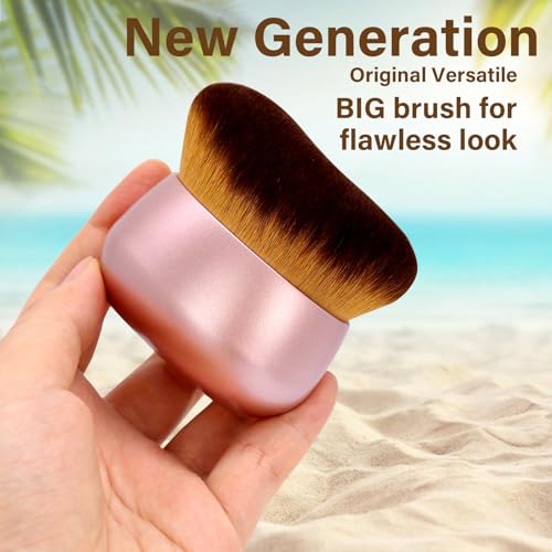 Large Kabuki Body Makeup Brush for Self Tanner & Bronzer