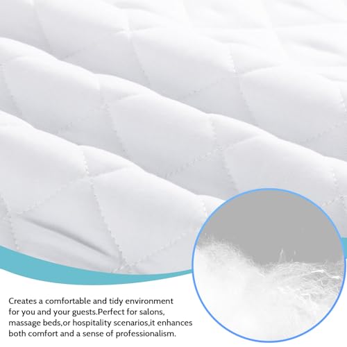 Soft Washable Massage Table Sheet Pad with Face Hole - Lash Bed Topper (75x28")