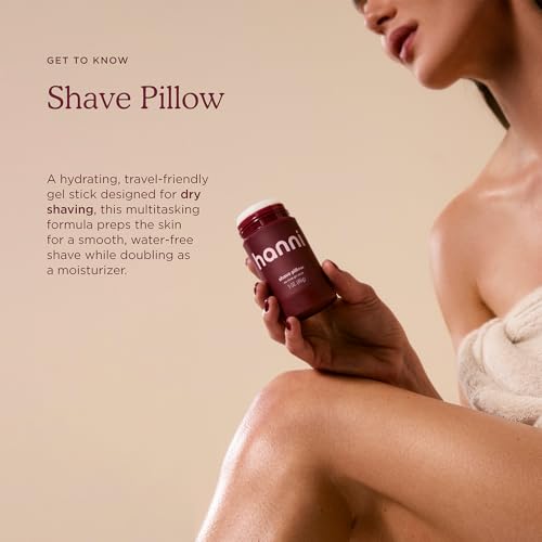No-Rinse Shaving Gel Stick - Waterless, Dry Shave for Face & Body, 3 oz