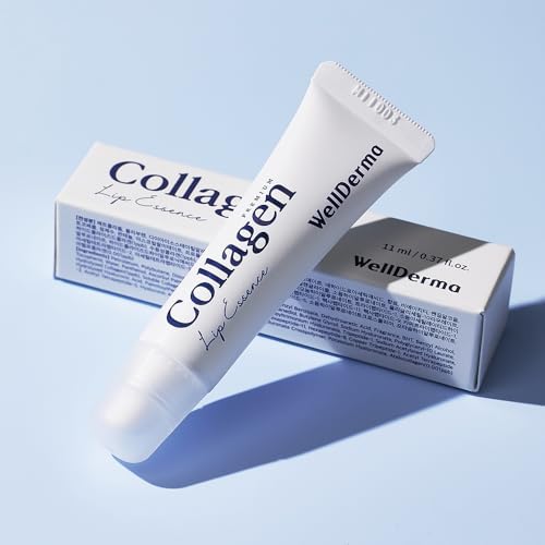 WELLDERMA Collagen Hydro Lip Essence 2-Pack, 11mL ¡¿ 2 ? Smooth Glossy Lip Coating with Collagen Blend, Hyaluronic & Peptide Complex, Honey-Like Scent