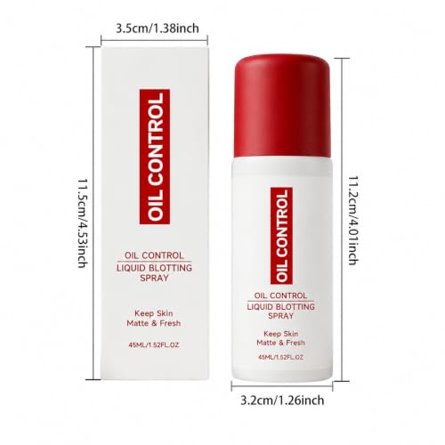 QWKIT Oil Sucker Blotting Paper Spray 1 Pack - Oil Control Mist for Face 1.52oz