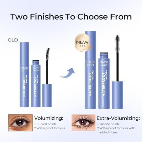 SACE LADY Black Mascara - Extra Volume & Lengthening Formula