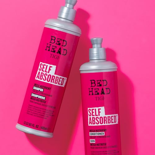 Bed Head by TIGI Self Absorbed Shampoo and Conditioner Set for Dry Hair, Nourishing and Strengthening Frizz Control Hair Care Duo, 25.36 Fl oz, 2 Pack