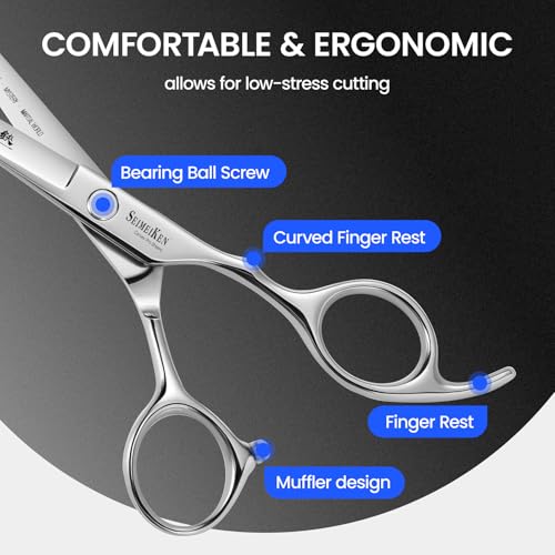 Professional Hair Cutting Scissors Kit 10-Piece Set