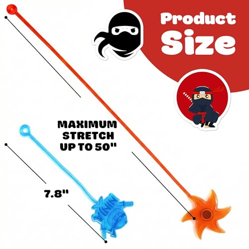 Ninja Party Favors 48-Piece Set: Stick Hands & Tattoos