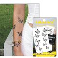Semi-Permanent Butterfly Tattoos - Waterproof, 1-2 Week Wear