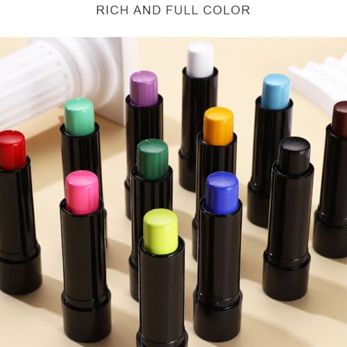 4-Color Face Paint Stick Kit for Halloween & Costume Makeup