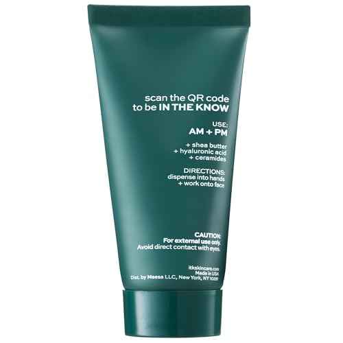 ITK Skincare Deep Moisture Anti Aging Face Cream With Hyaluronic Acid + Ceramides + Shea Butter For Nourishing Rich Hydration - Reduce Fine Lines + Wrinkles - Moisturize + Smooth Dry Skin