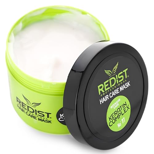 Redist Keratin Hair Mask 500ml - Intensive Nourishing & Repair Treatment for Damaged Hair