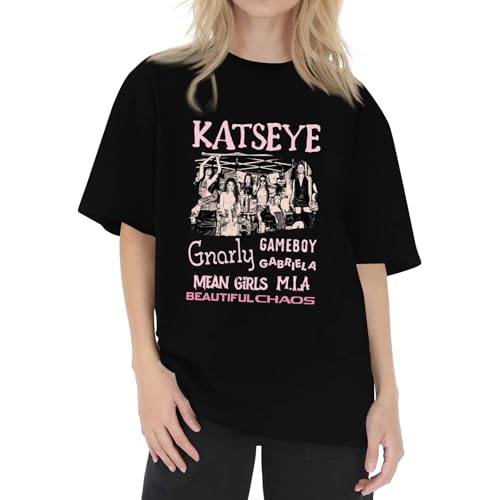 Katseye Graphic Tee for Women - Crewneck Short Sleeve Shirt