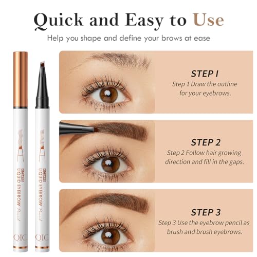 Light Brown Eyebrow Pencil - Waterproof Microblading Pen